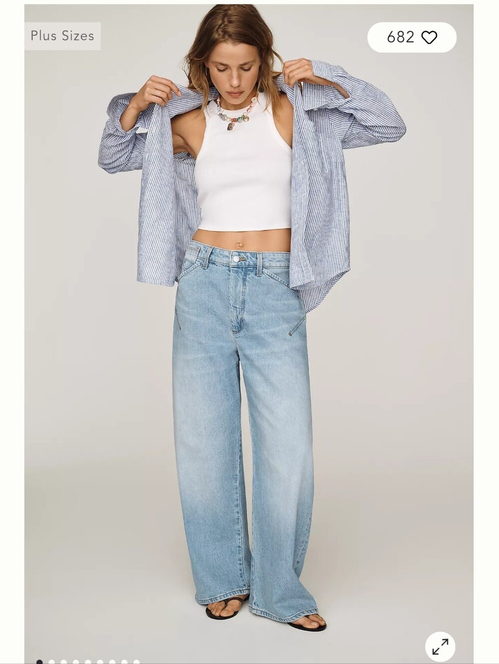 Pilcro Kayden High-Rise Carpenter Barrel Jeans 33T NWT